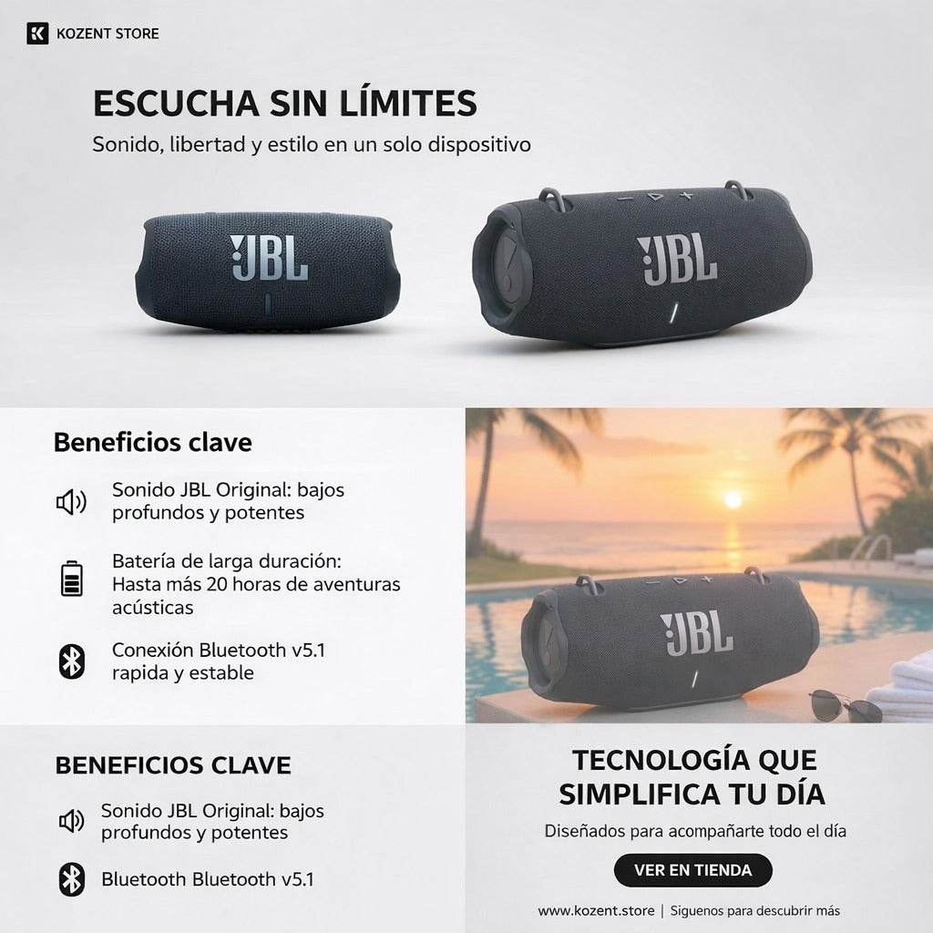 PARLANTE JBL 6 Charge ORIGINAL